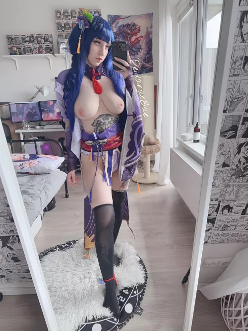 Raiden Shogun by DeidarasBae by DeidarasBae