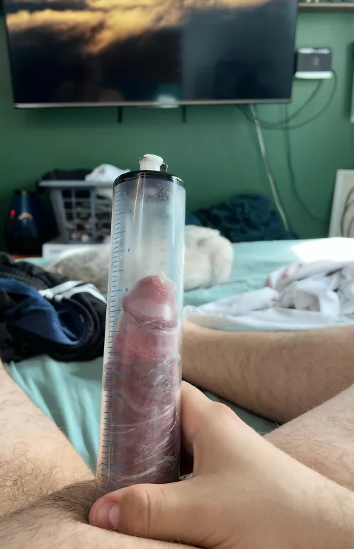 Trying pumping with a condom ?! by 69-loca