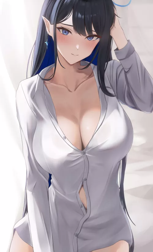 Waking Up With Rin (kAte) [Blue Archive] (X-post from r/animepointyears) by sequence_string