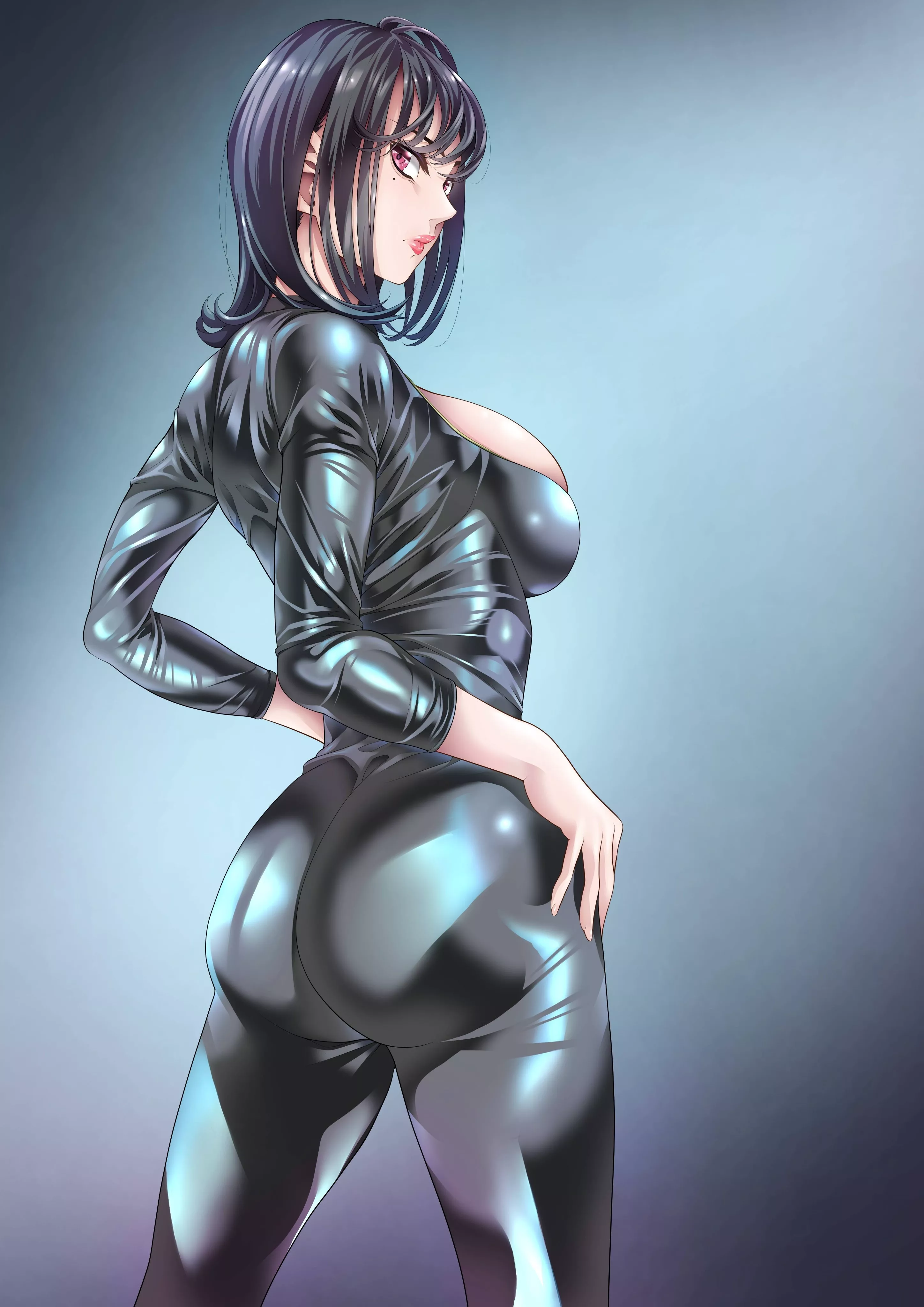 Wrinkled Black Bodysuit posted by CheetahSperm18