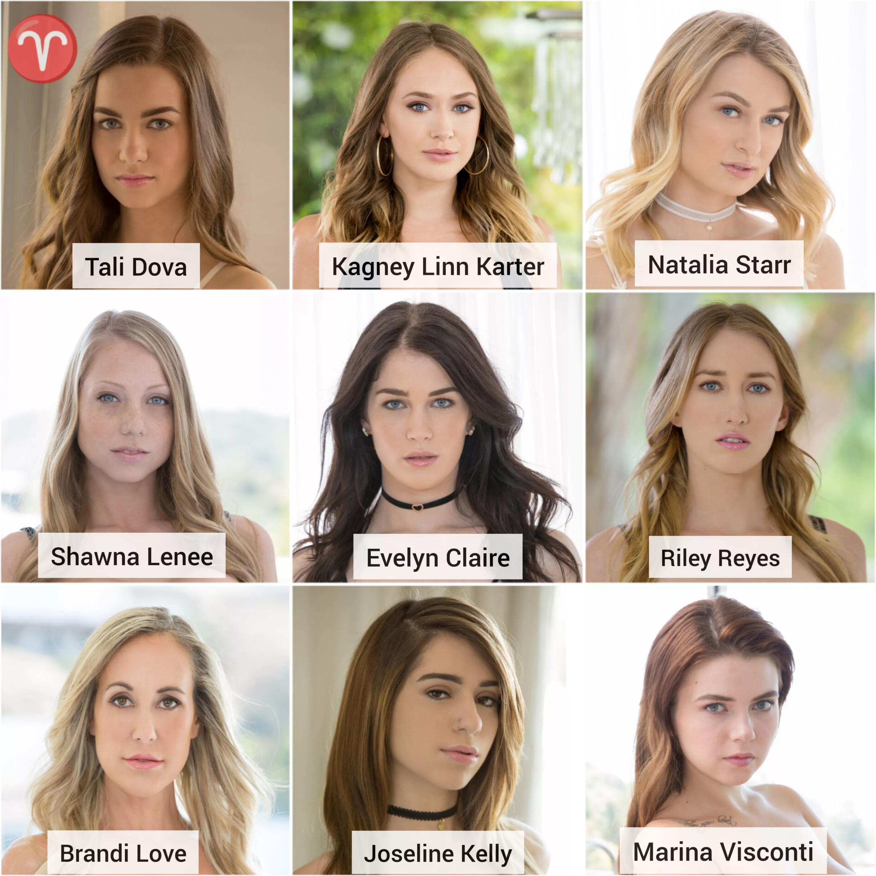 Zodiac Facials Part 1: Choose 2 of your favorite Aries ♈ pornstars for facefuck and facial. posted by castelling