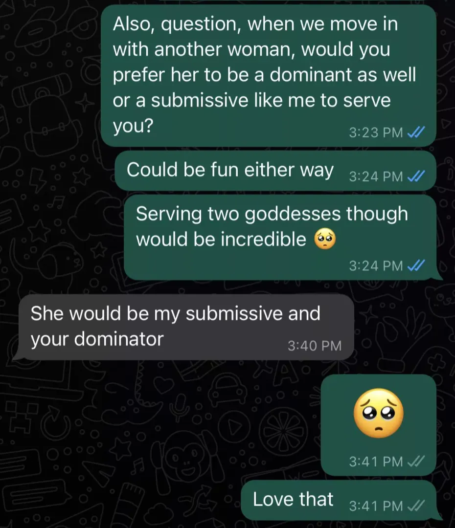 Can’t believe I’ll have two goddesses 😩 by PedroTheDeadUnicorn