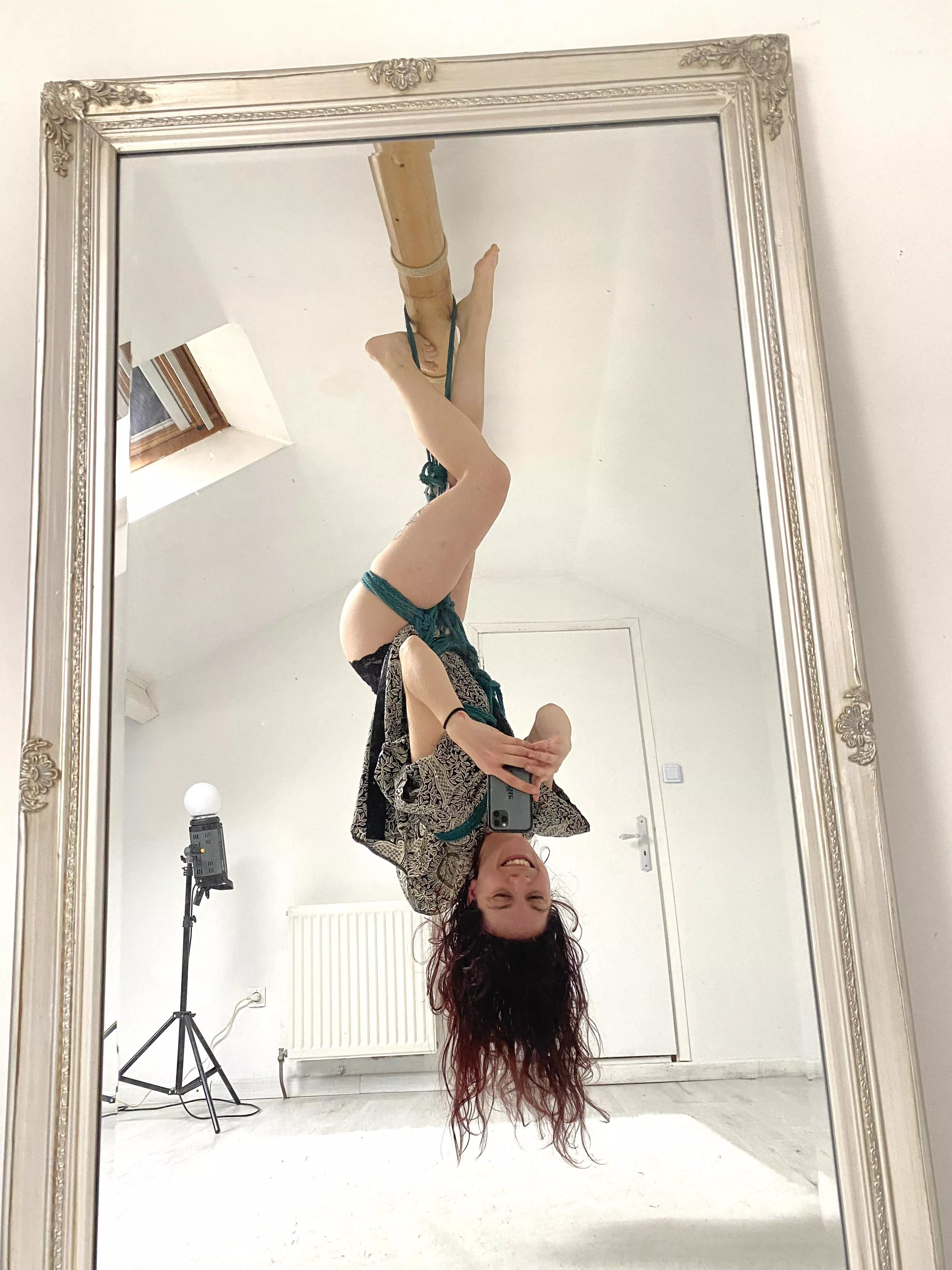 Feeling like a possum and having a little self-suspension fun 😂 posted by Jimmynoisette