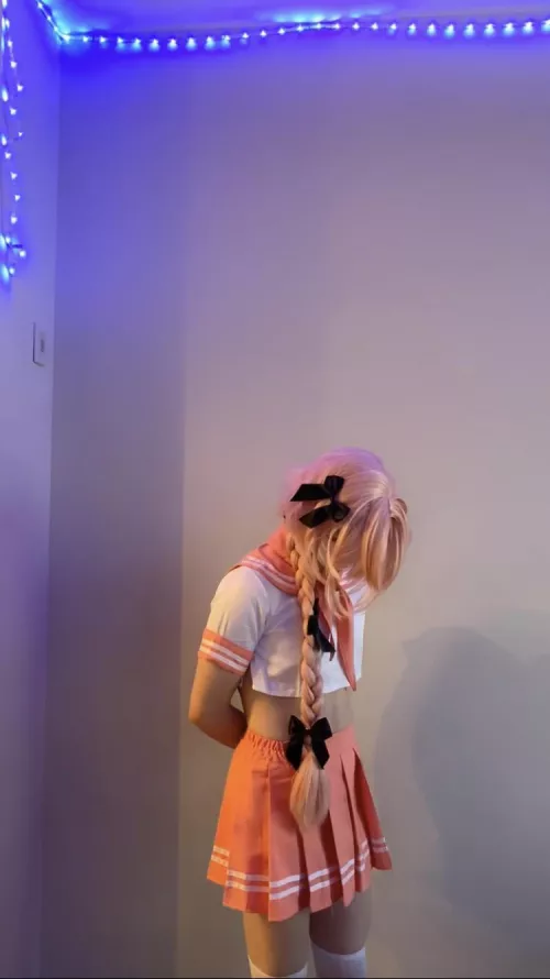 having fun trying cosplay by skiepuppyboy