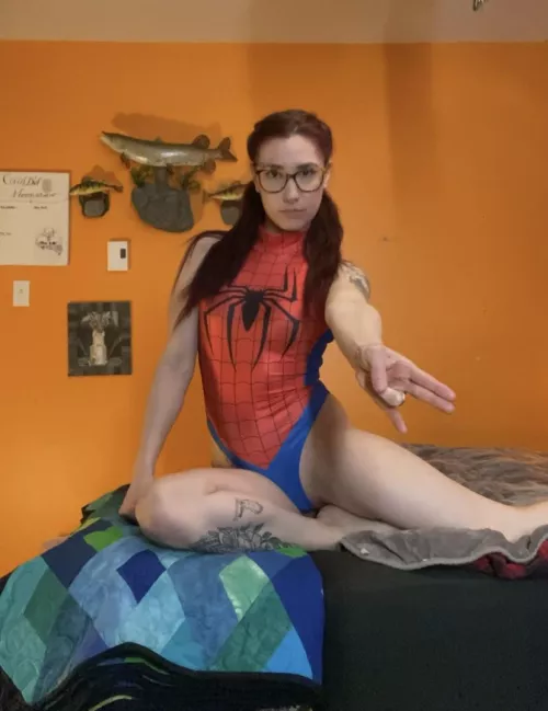Hey nerds. Just so you know, this is how spiderwoman shoots webs by Raw_roxxx