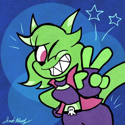 I drew DRAWWell's Zara! by jackchickengravy