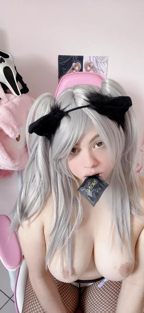 i hope it’s okay if i meow while you milk my kitty by lobotomyprincess