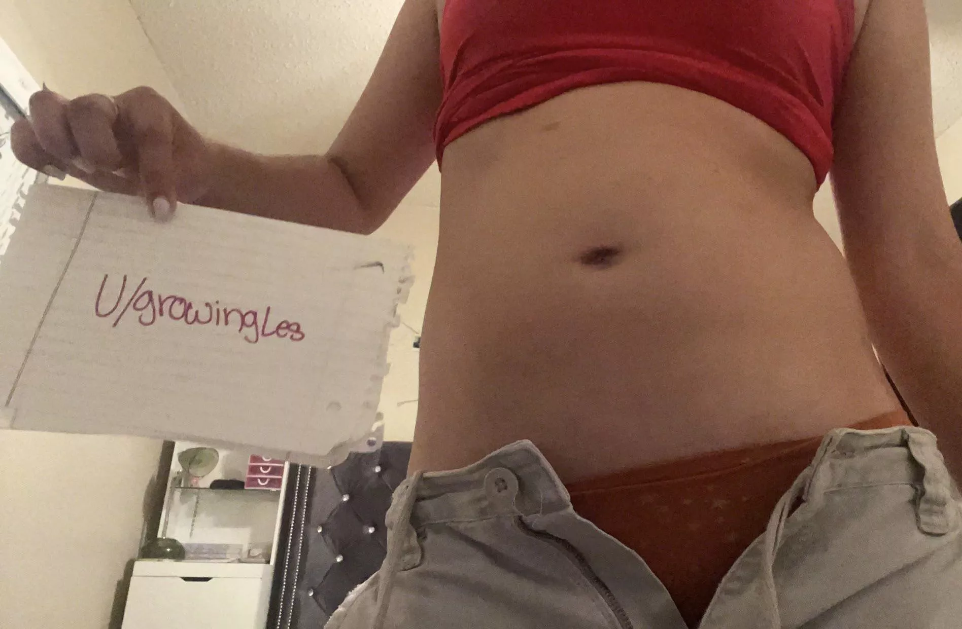 I know I’m not big enough but I’m trying😩 posted by GrowingLes