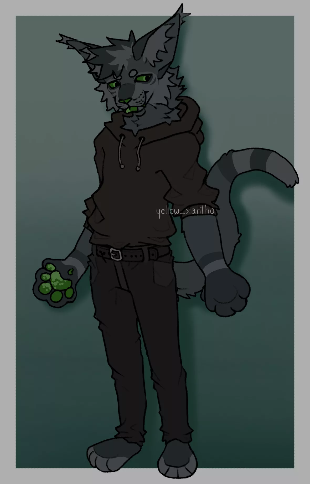 Made a fursona for my friend posted by Xantho_