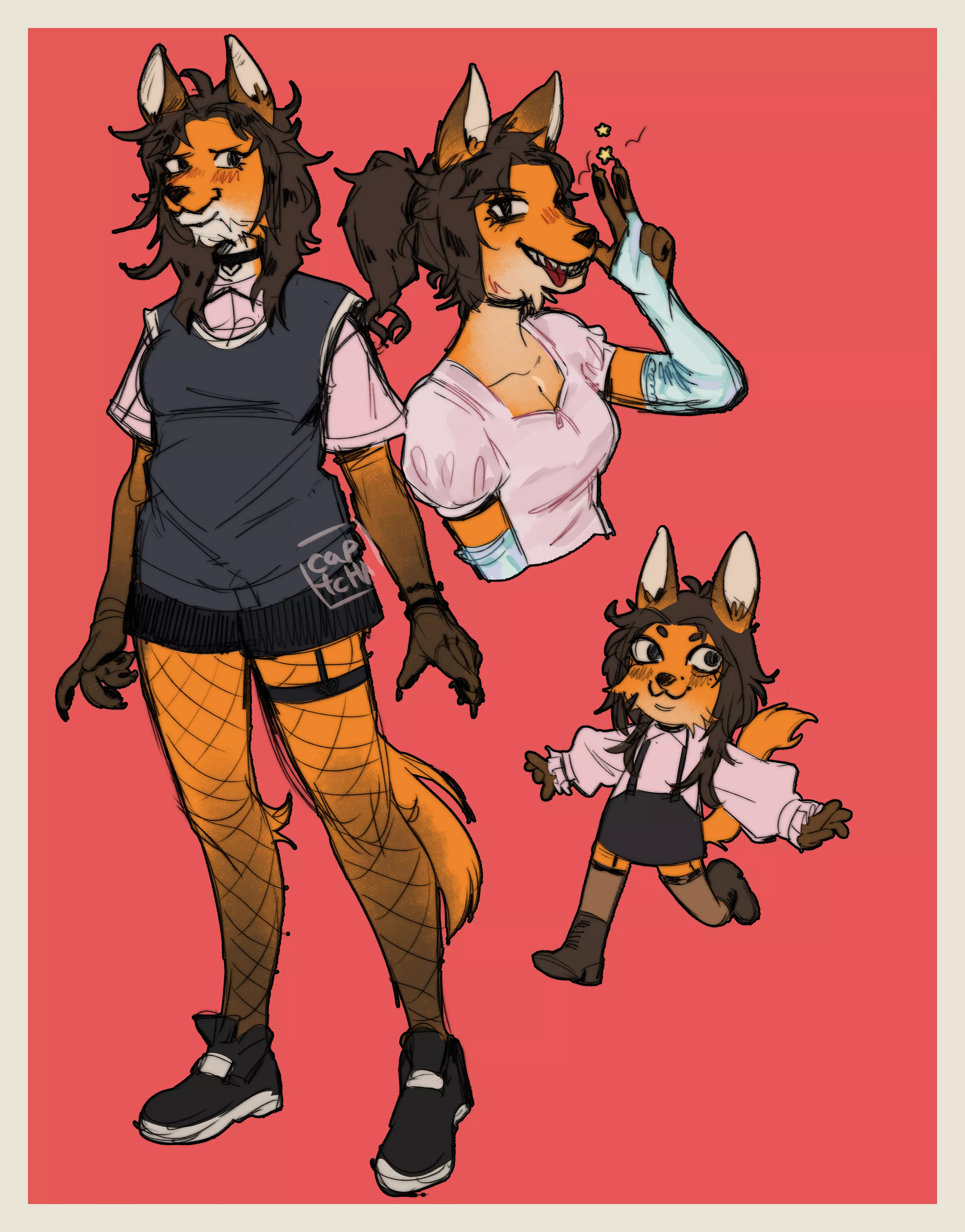 my fursona :3 posted by exittheportrait