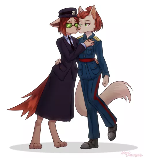 My sona and her batman (batwoman?) by AsukaLangleySoryuFan