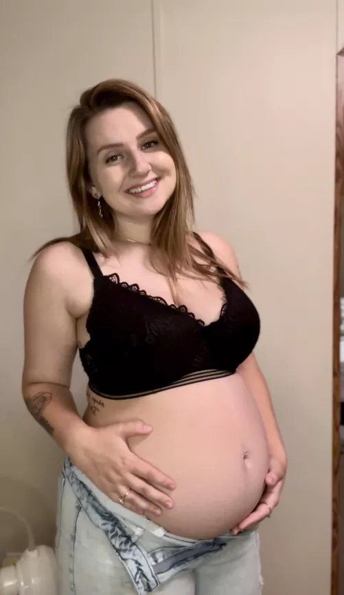 Not much longer now, going to miss this belly when it’s gone :( by mamalarly