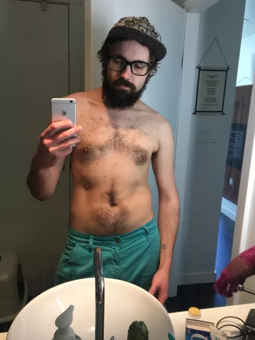 Post shower low-key thirst trap selfie by SexySpaceman69