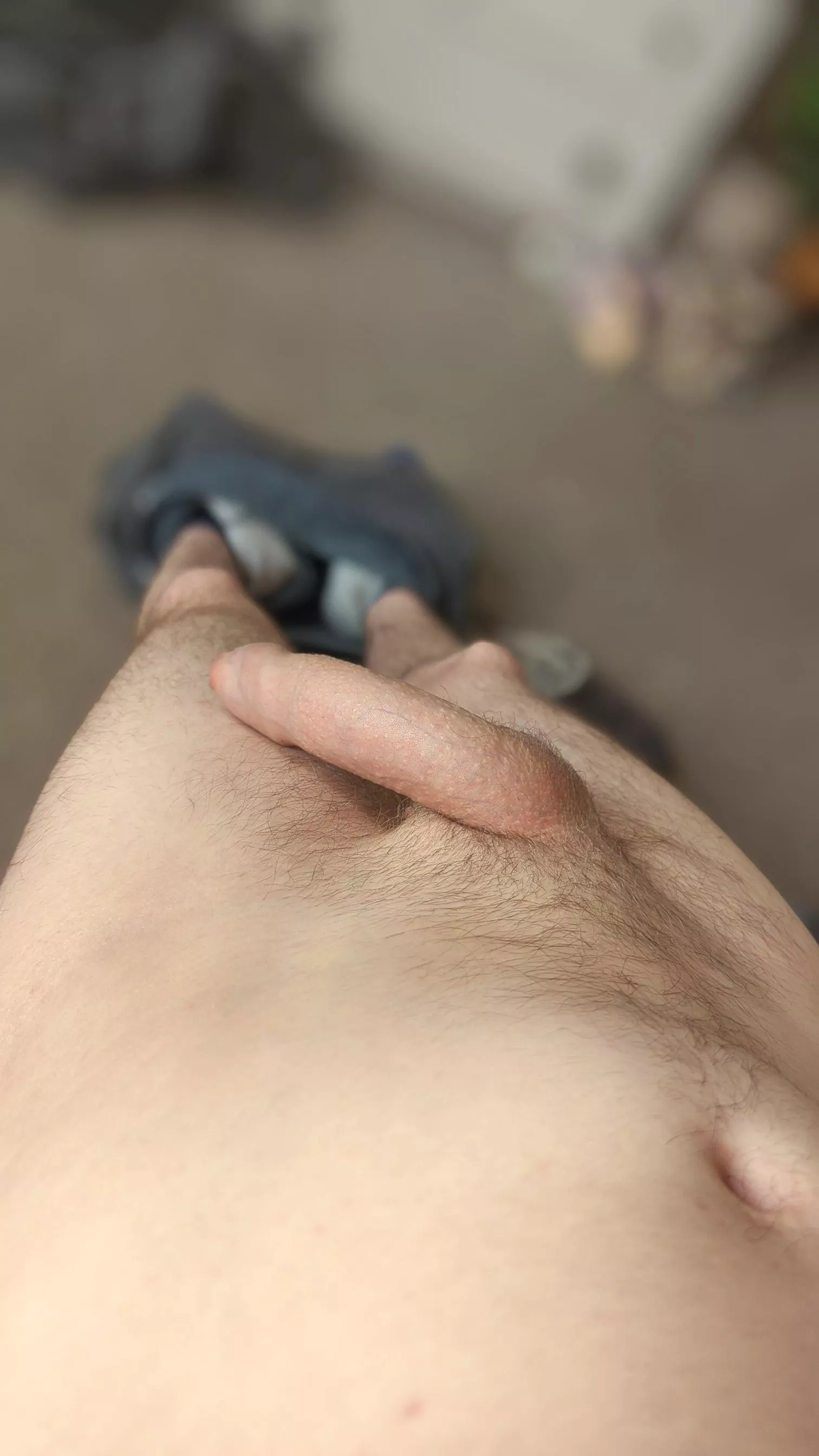 The reason for the bulge in my grey trackies posted by ramjam98