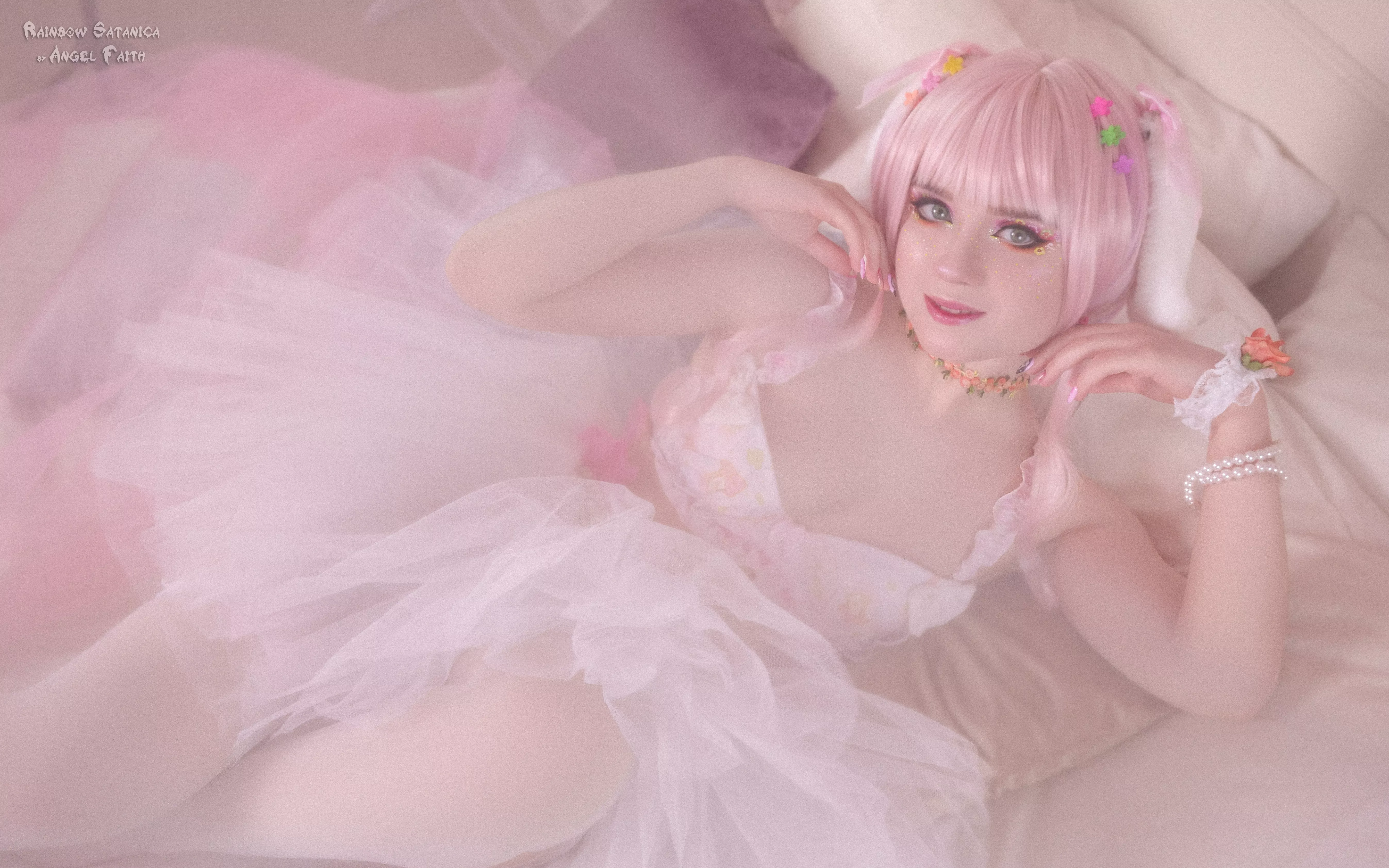 The spring girl will delight you with her tenderness 🌸 posted by TatyanaVikernes