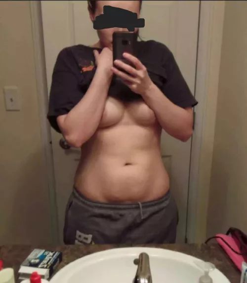 Update! Wife (26) is 10 weeks tomorrow. Got sent one of the only sexy pics iv gotten since she's been with her bull. Can definitely tell her body is changing! Going on 11 weeks pussy free and everyone is doing good by ame2018jason95