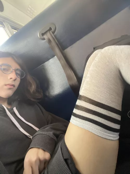 Wore thigh highs to school :333 by TeaEnjoyeer