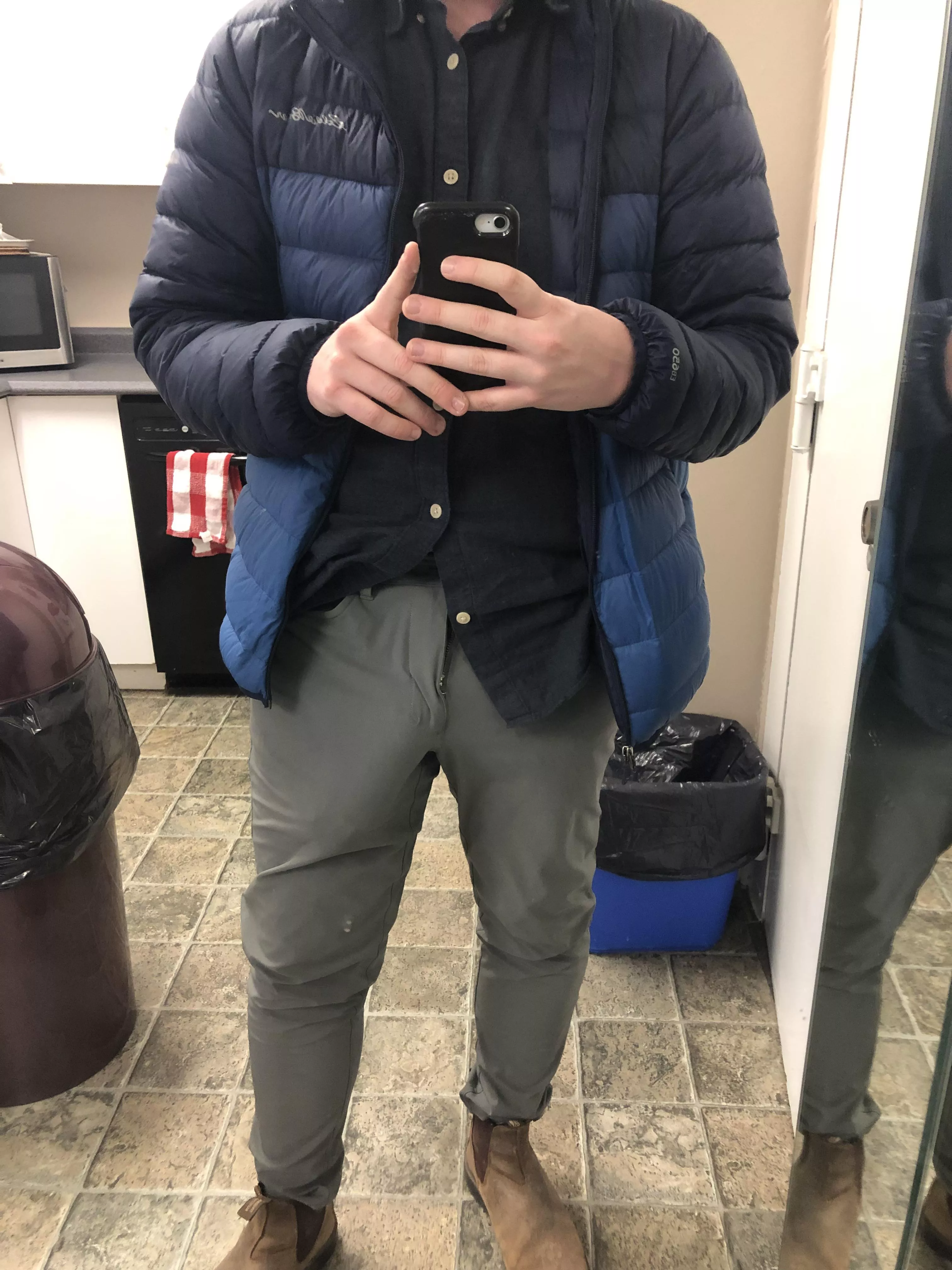 Work pants shrank 😩 posted by oscartheshark98