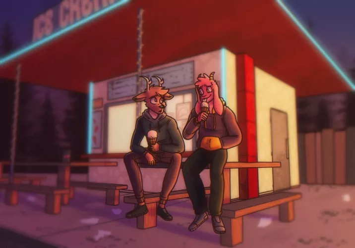 you'll call right? (Art by me @SolarJay_ on Twitter) by JayZoneArts