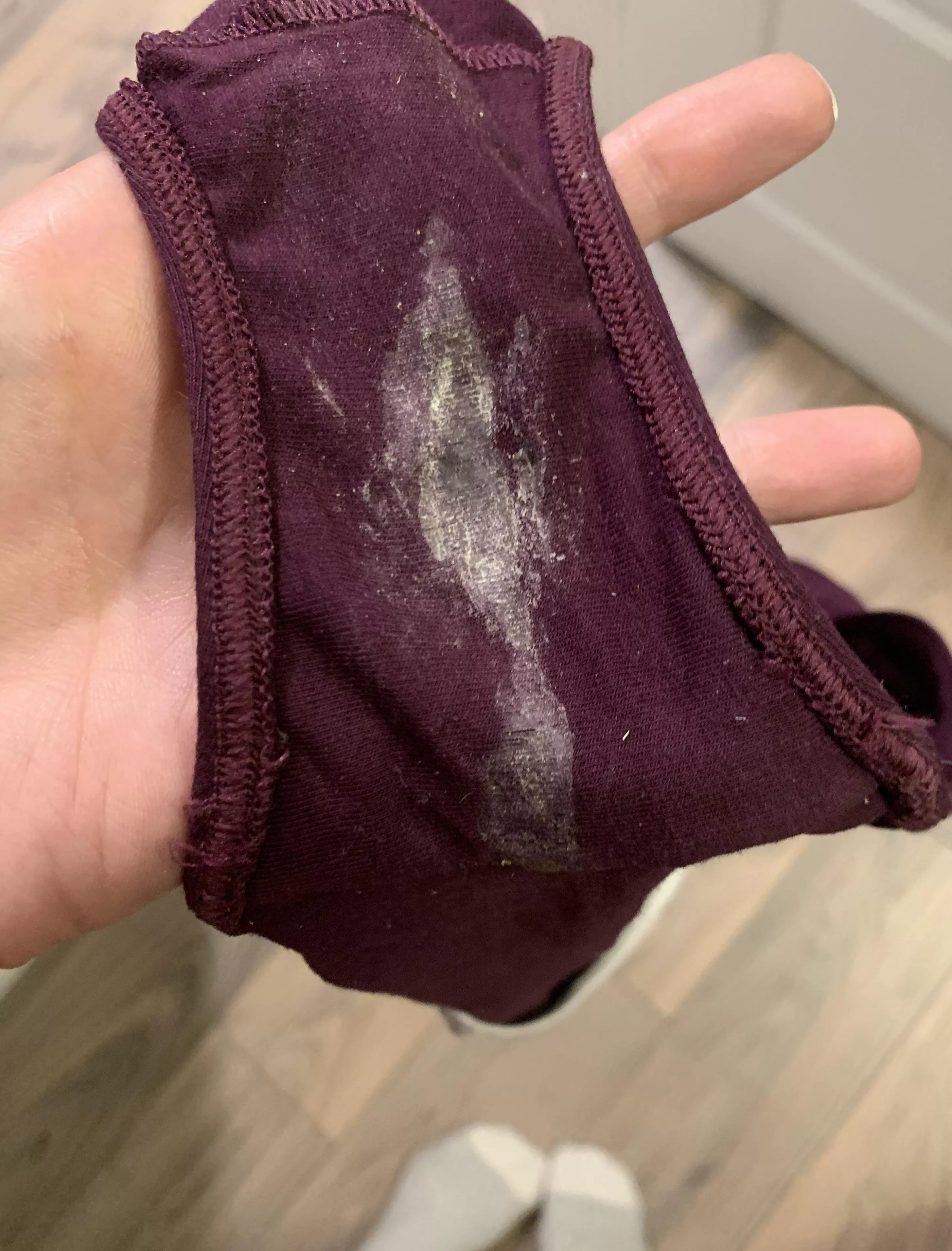 A lil wet and grooly at work today posted by AmberSoleMate