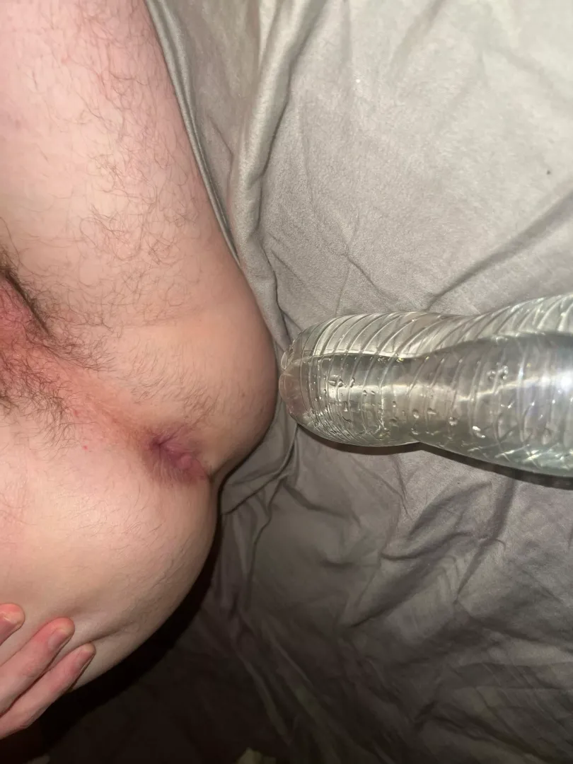 Cant believe I just fucked my ass with this huge bottle. Can I take your huge cock instead?🙈 by Ok-Wrongdoer3062