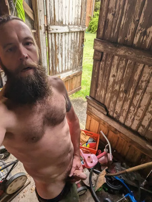 Cleaning out the wood shed. by trailman_77