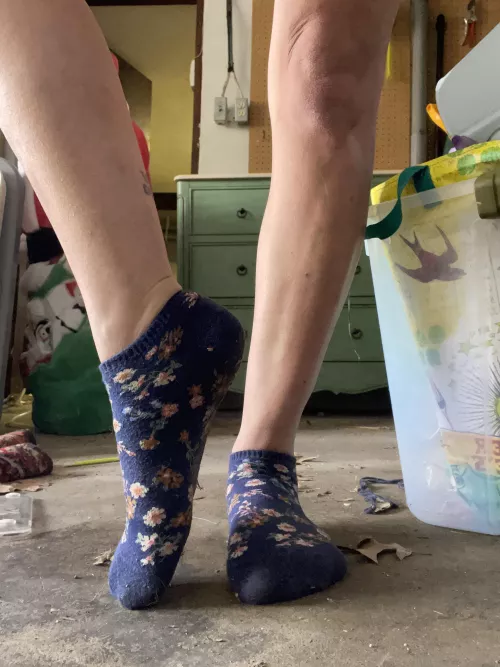 Cleaning the garage today. Whose wants to see what the soles look like later? [f][oc] by DizzyMsBizzy