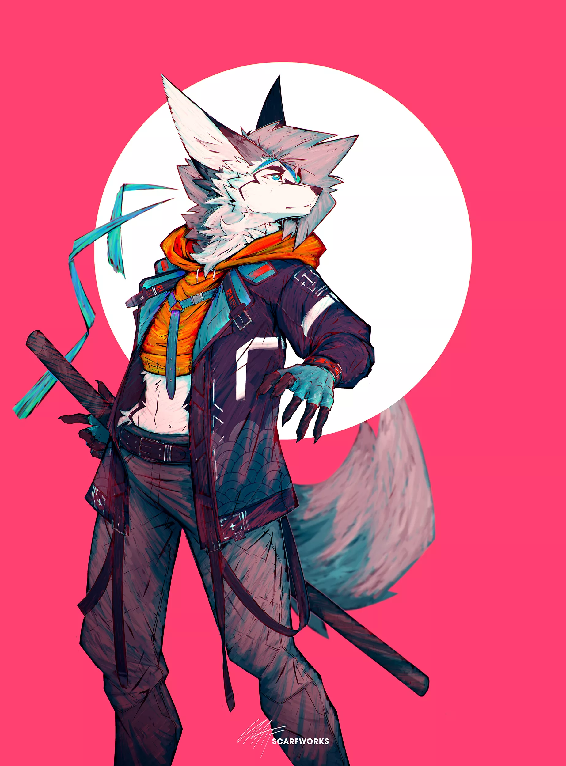 Crescent Moon [Commisson; Scarfworks] posted by ScarfTV