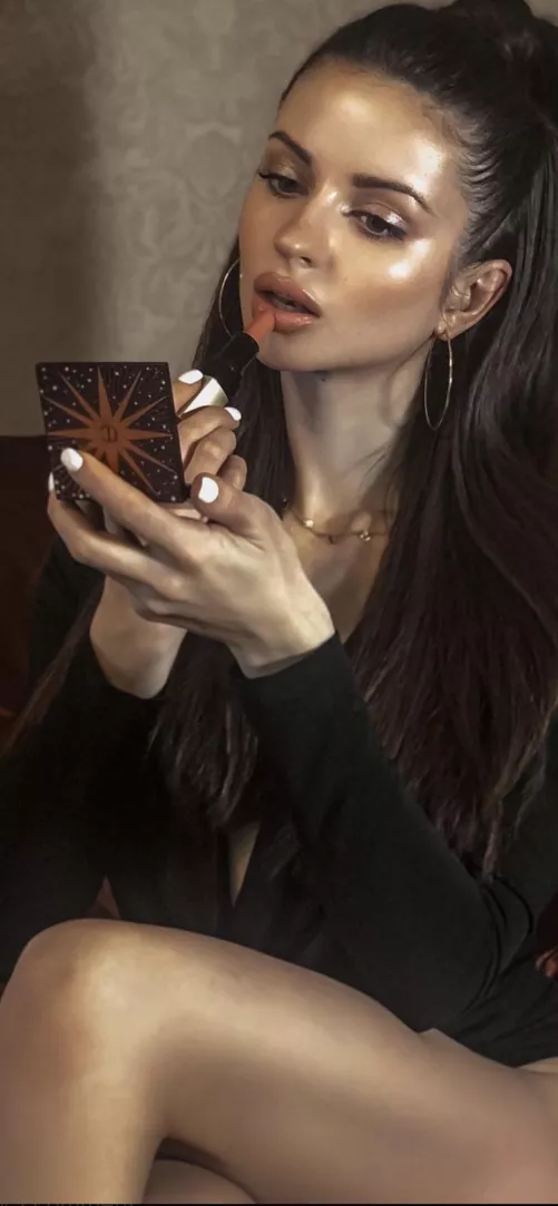 Did my own make-up, forgot my panties 😉 by Lucky-Bad-8297