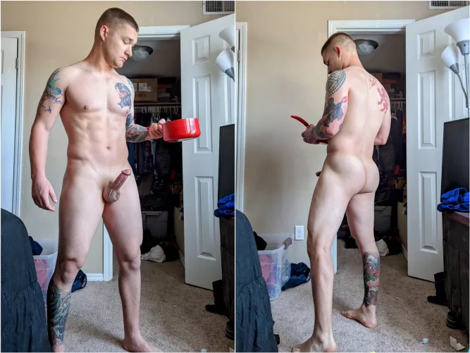 Every eat straight out of the pot to save on dishes by porn_account_96