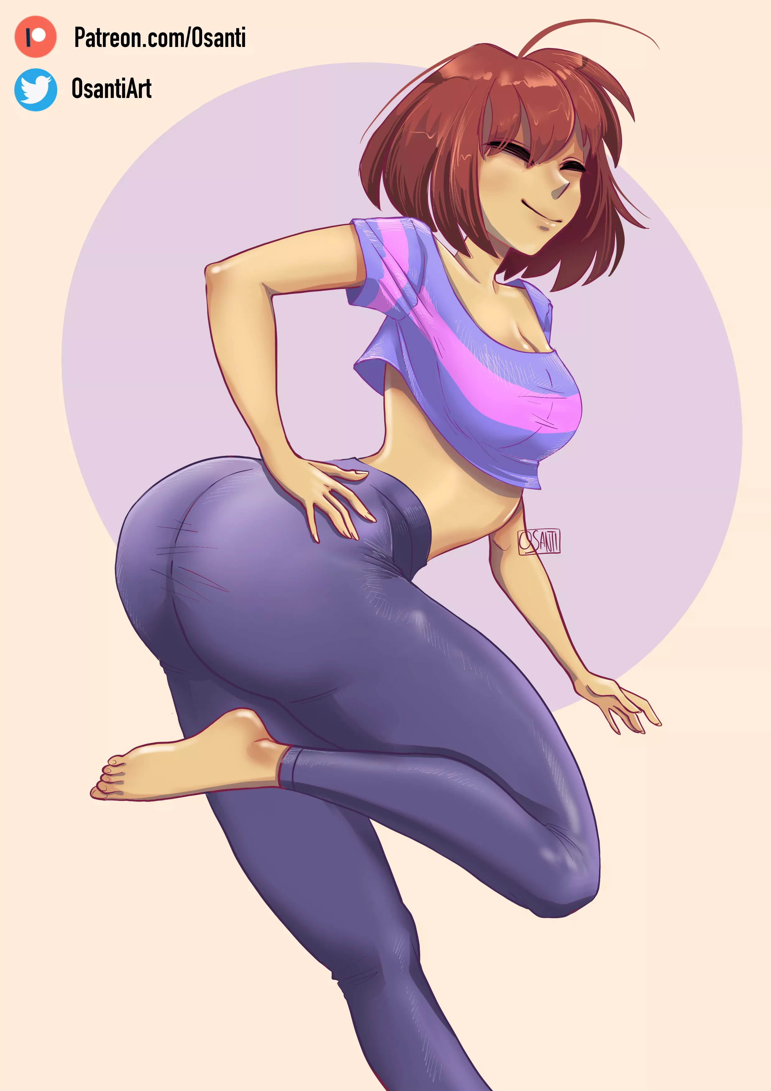 Frisk from [Undertale]! Commission done for one of my patreon supporters (Osanti) posted by OsantiNsfwArt