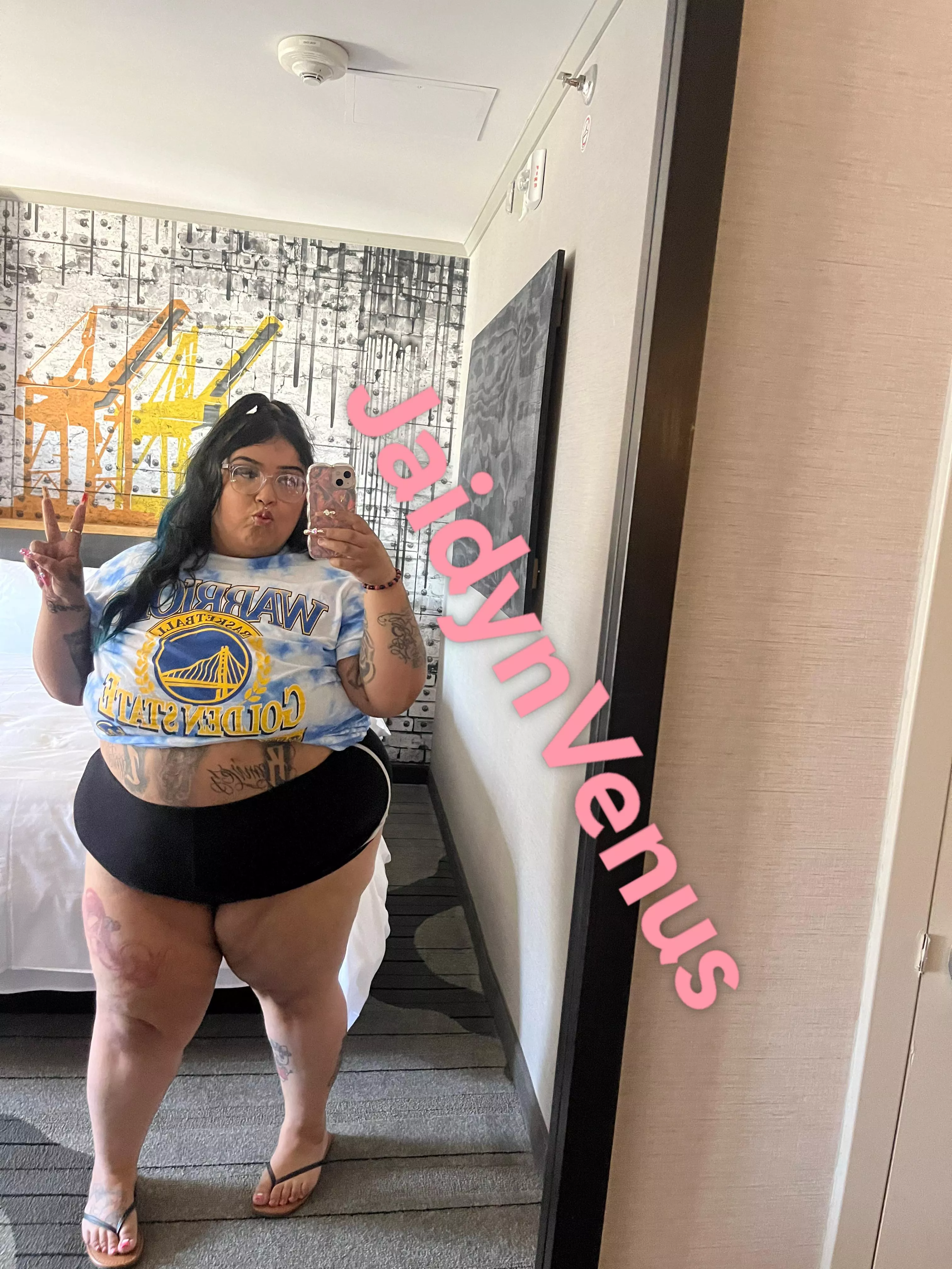 Go warriors 💙🥹 BBW selfies posted by thejaidynvenus