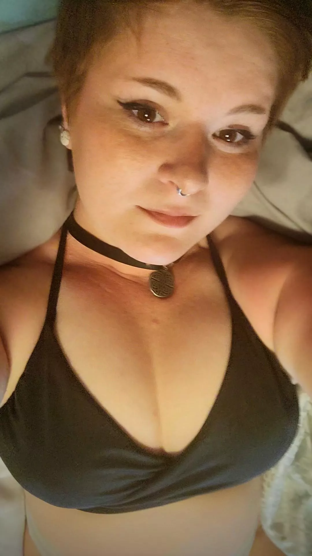 Happily speckled with freckles 🖤 posted by KinkyKitten100