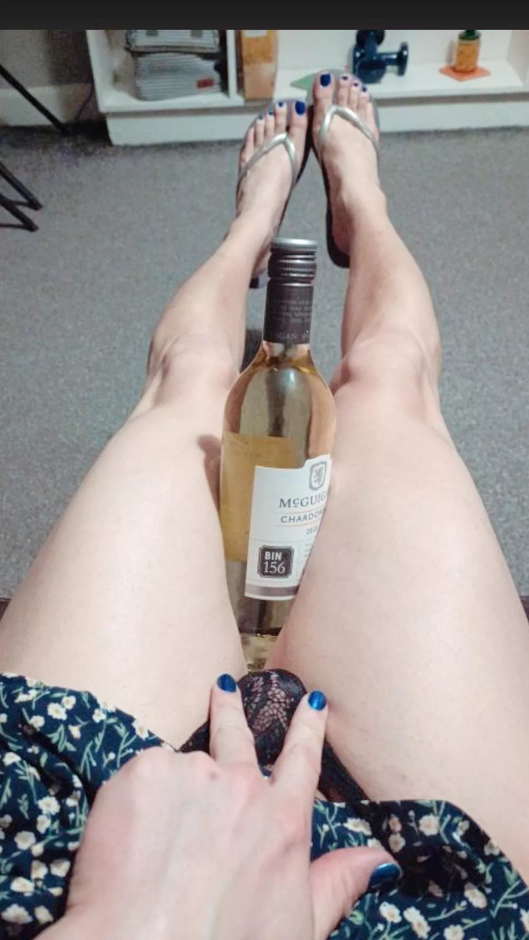 Make yourself comfortable, I have some wine and Tgirl milk, take as much as you want, don't be shy 😘 posted by amiinsinde_