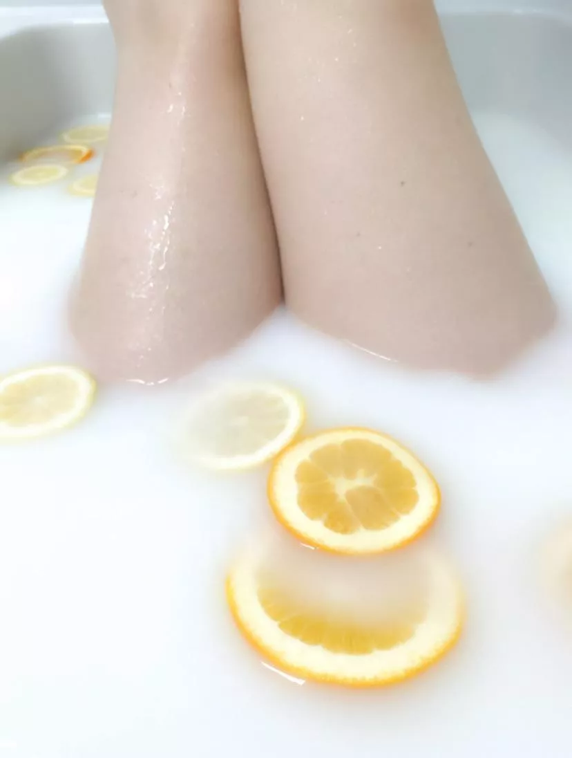 Milk bath!! posted by blueberry_fawn