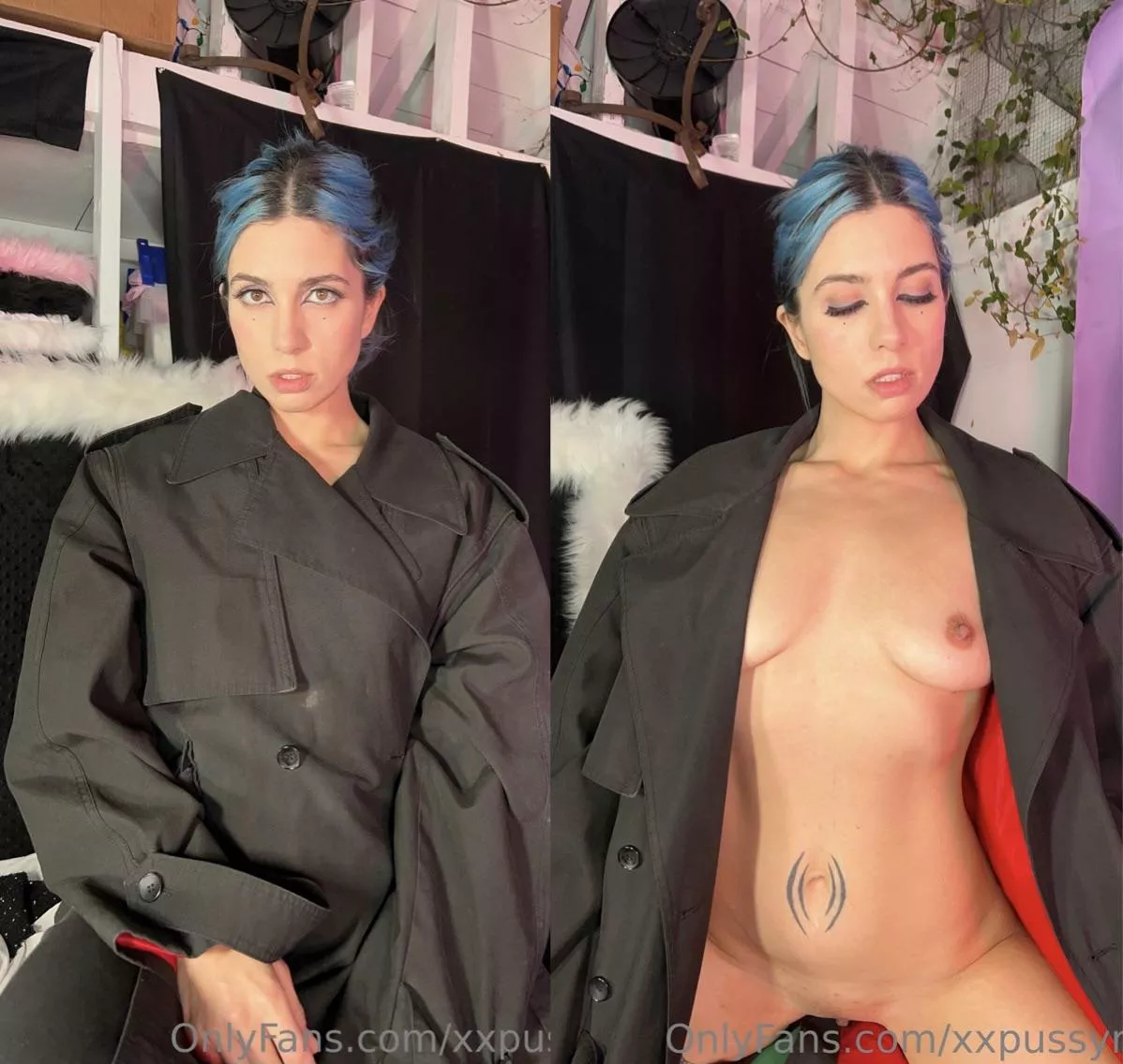 Nothing on under the coat posted by throwawayacct459