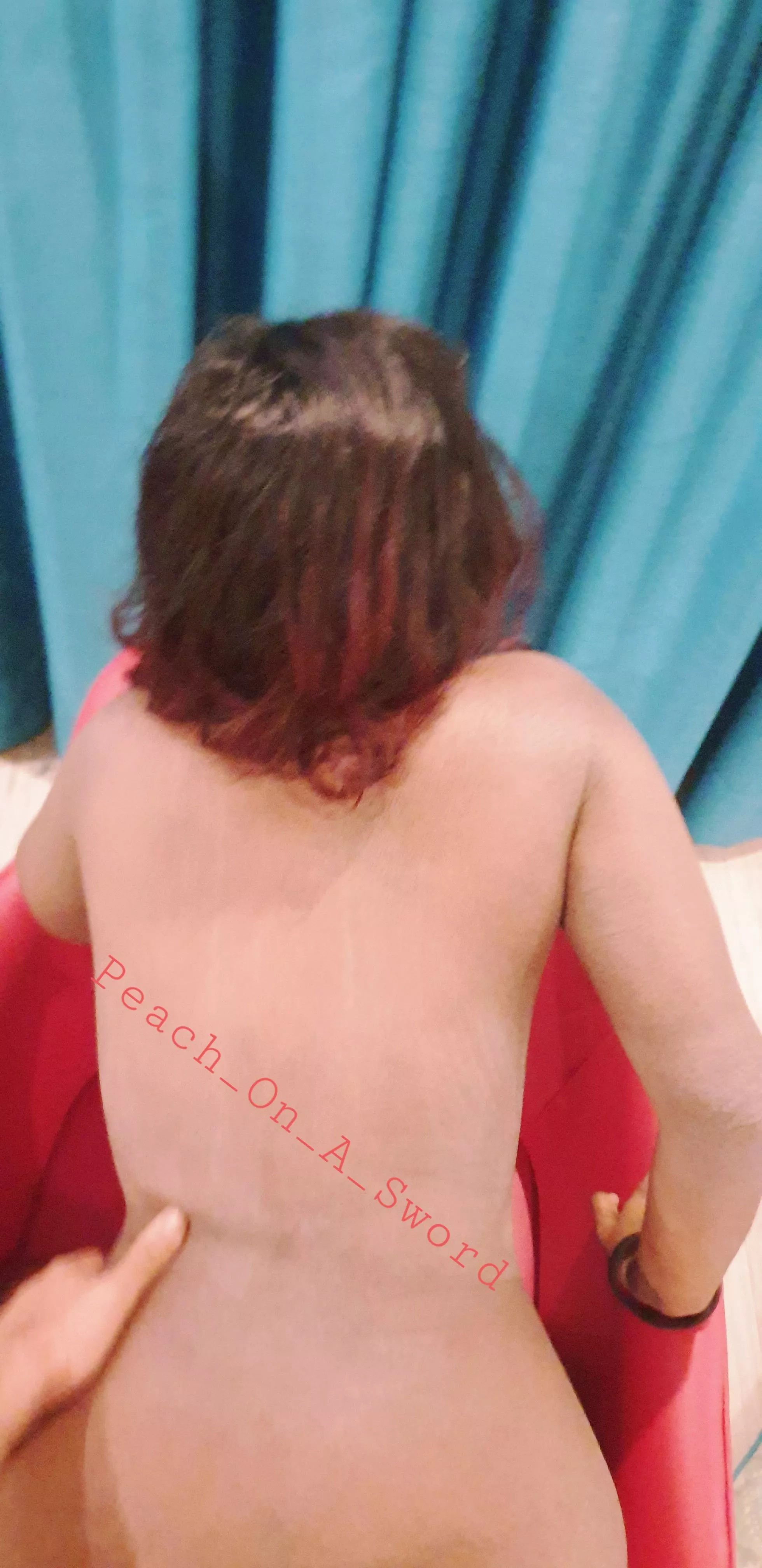 Our 3rd was in the shower and we were meant to join her. Got distracted by a red chair. And the night was still young. [M][F] posted by Peach_On_A_Sword