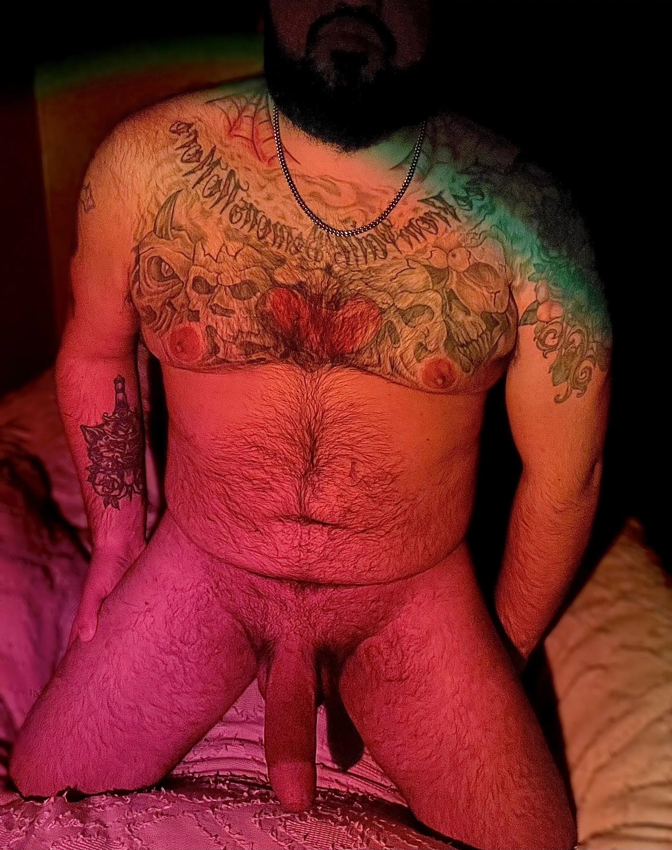 Play with my chest hair & work your way down 🥵 posted by hxrny_4_d0pamine