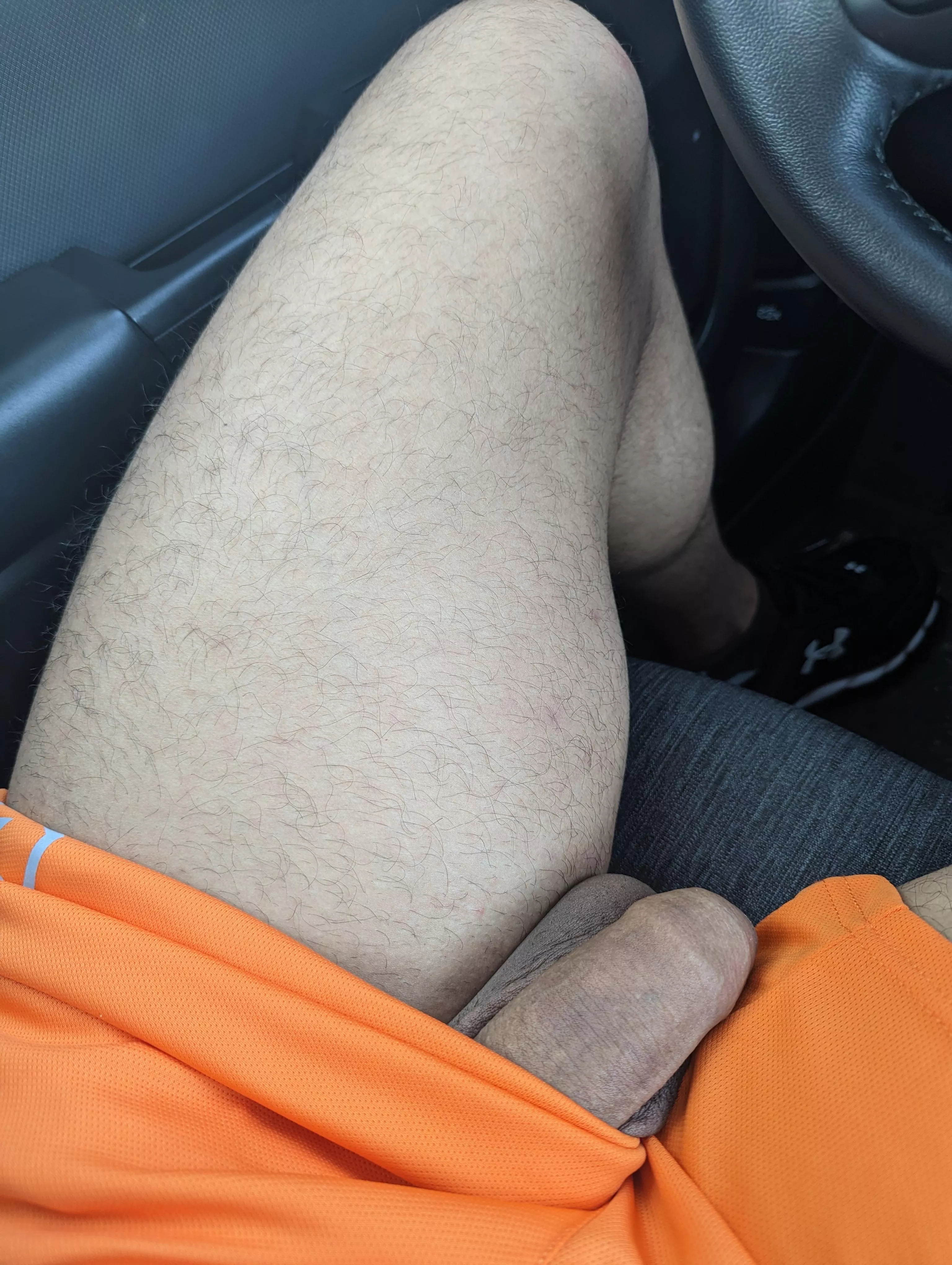 Probably should have worn underwear with these shorts posted by Cautious_Fly1627