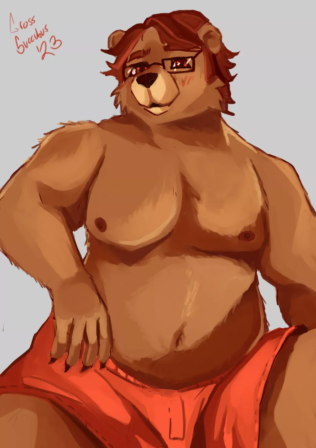 [Q] this was a bear(birth)day gift for my friend! posted by GrossSuccubus
