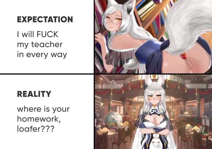 Wanna learn from such a hot MILF teacher? [WANDERER] by WANDERER_GAME