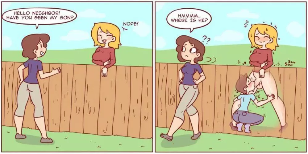 Why can't i have a neighbor like her 😍🥵 by subboygermany