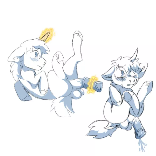 Aww he’s ashamed of himself (my art) by EtherealHorse