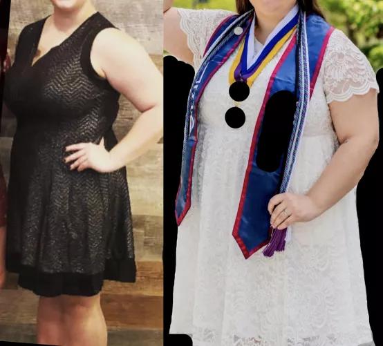 College Before & After 😅 by chubbyfoxx