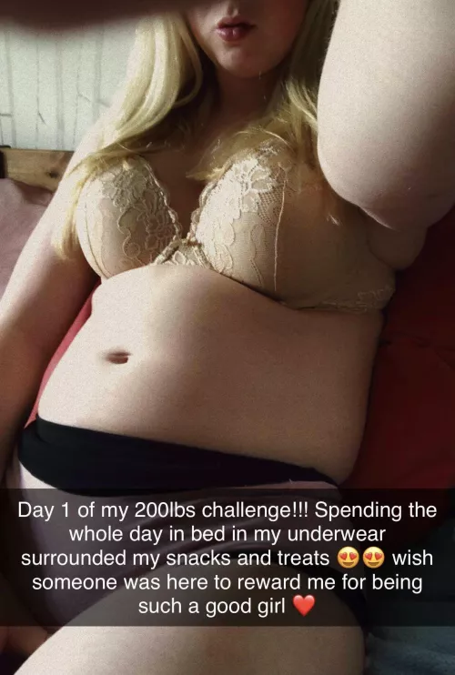 Day 1 - Race to 200lbs!! by CharlotteCakeBBW