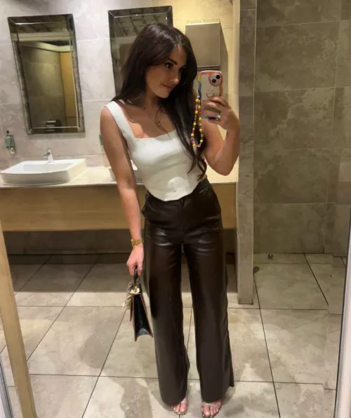Gorgeous leather pants by [deleted]