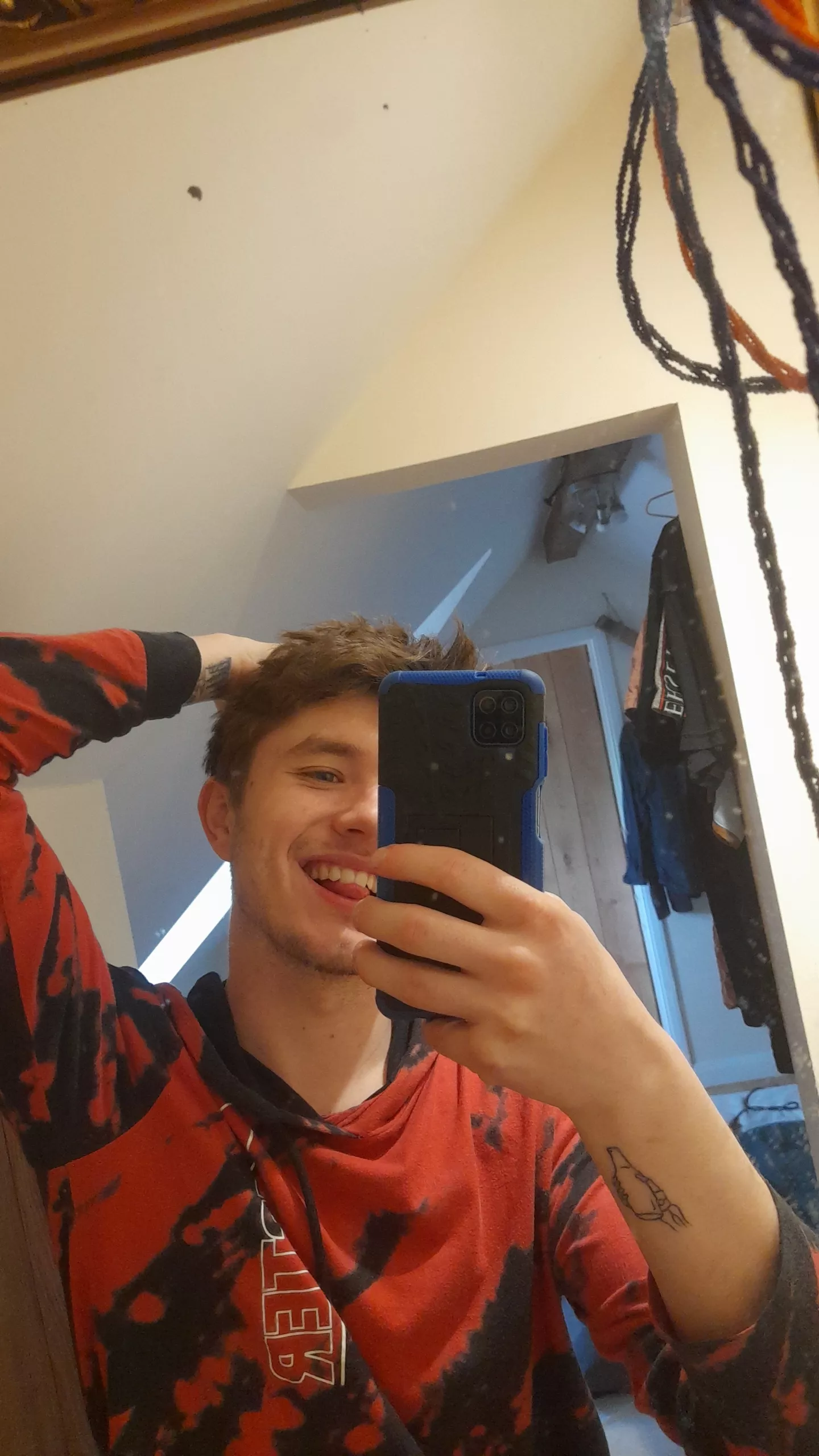 Hate smiling with teeth but we smiling anyway 😜 posted by BrbMakingACuppaT