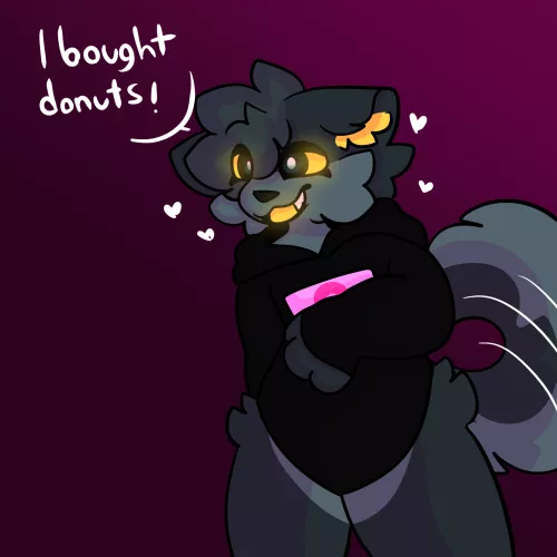 he brought some donuts by TotallyNotFur