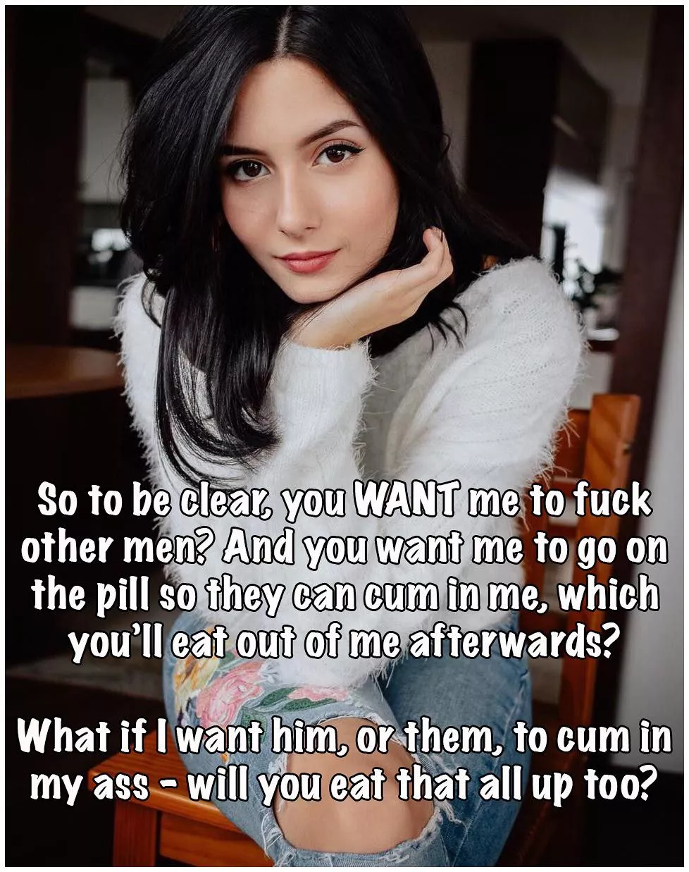 I’d eat whatever she wanted… 🥰 posted by myheartinherhands