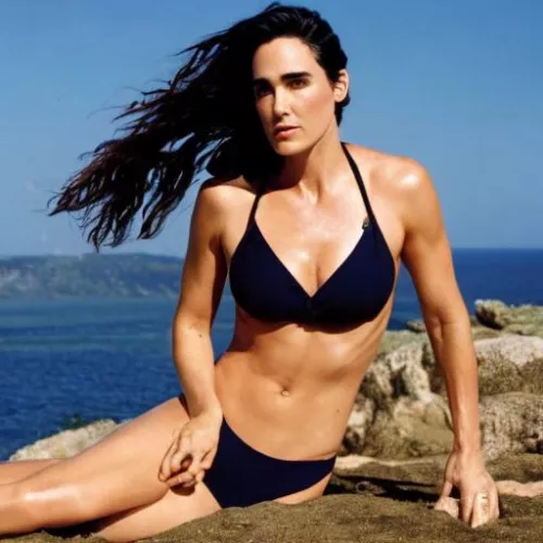 Jennifer Connelly in bikini, how's my art? by ayomfhere